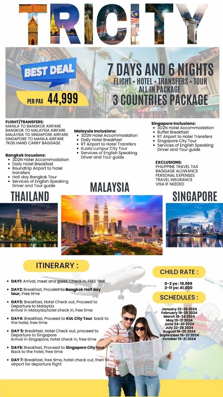 Tri City - Thailand, Malaysia, Singapore